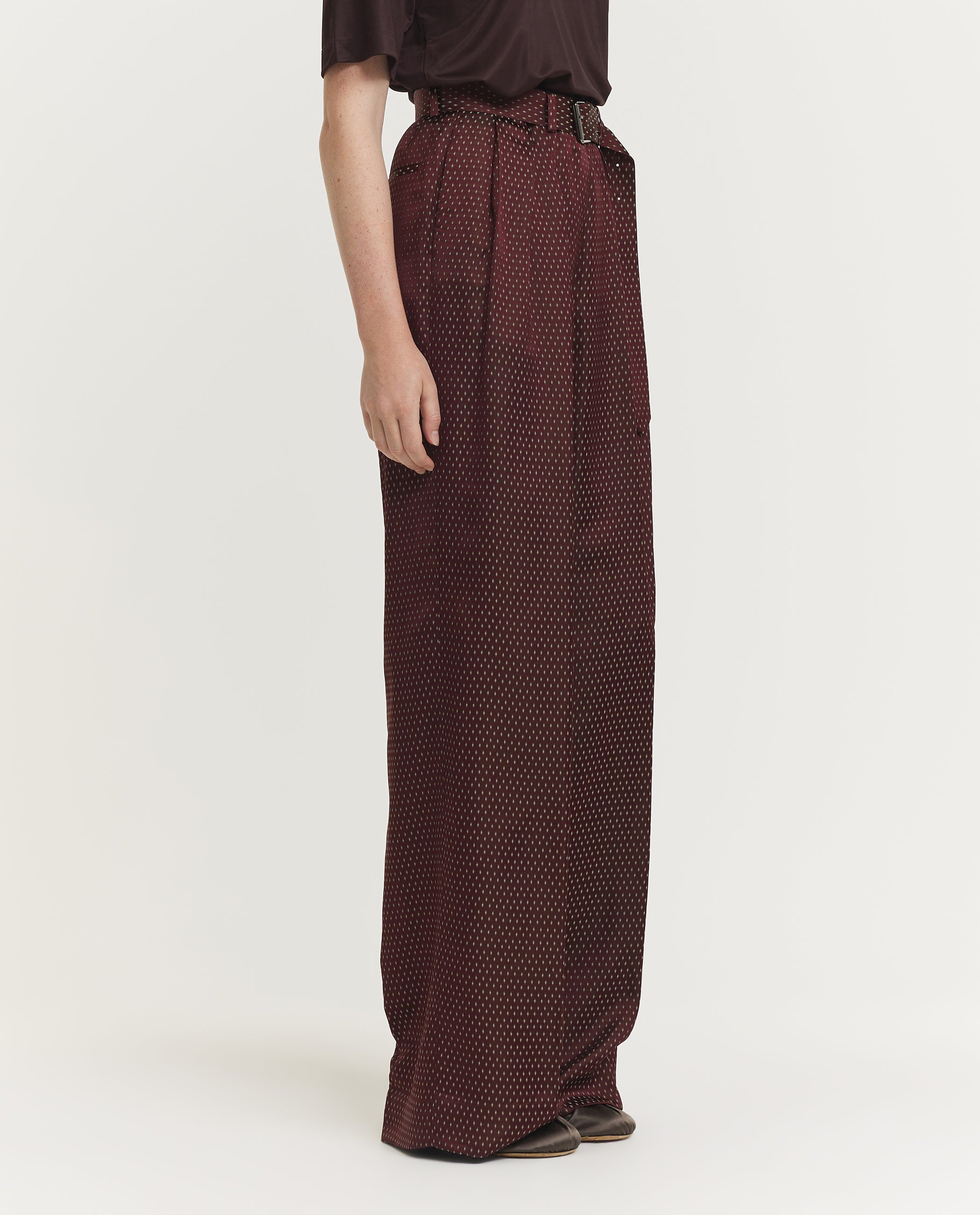 Smooth Printed Trousers