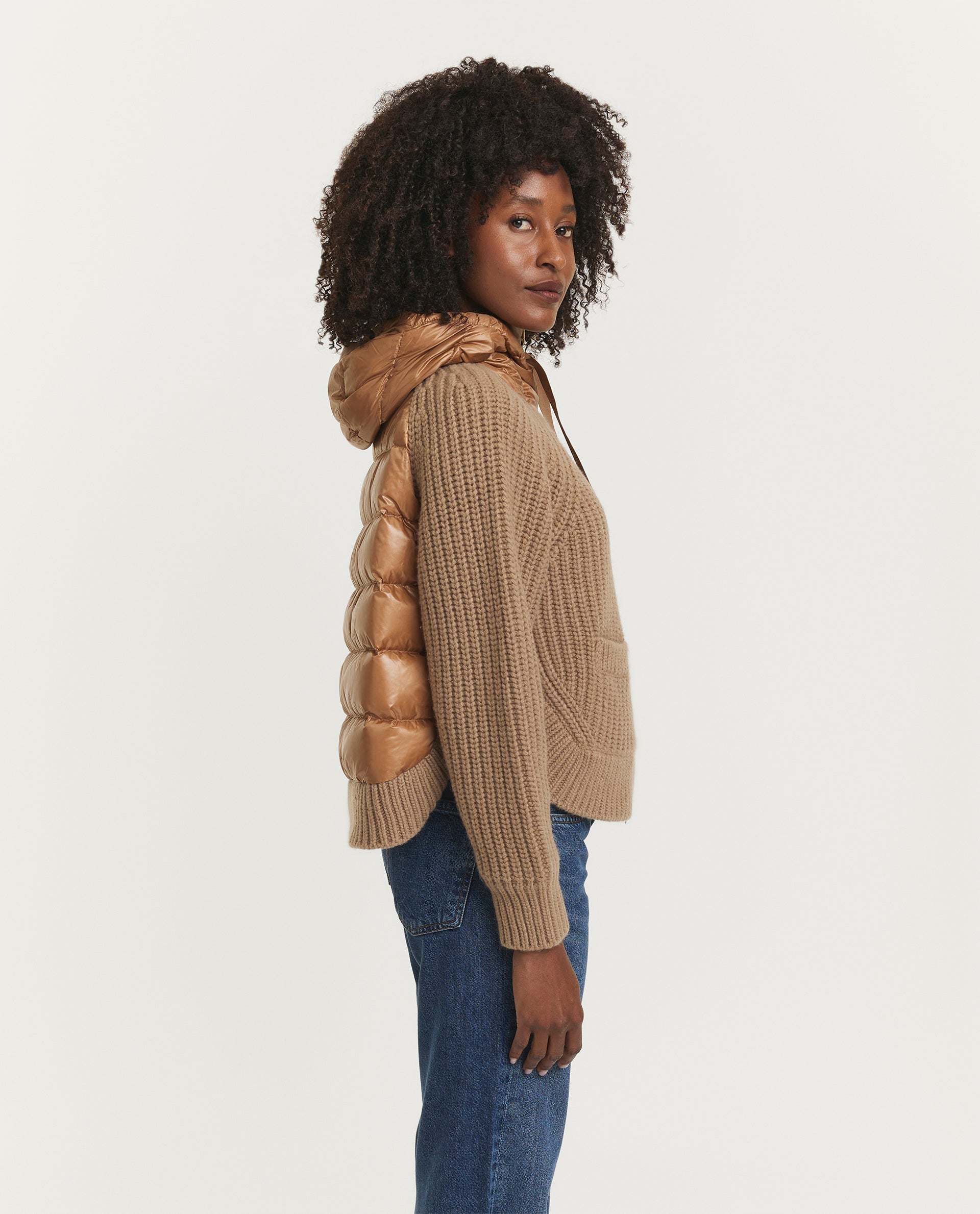 Padded bomber jacket