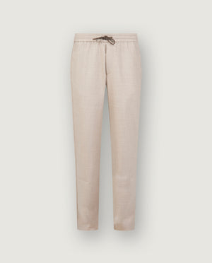 Flannel Jogger - Lichtbruin