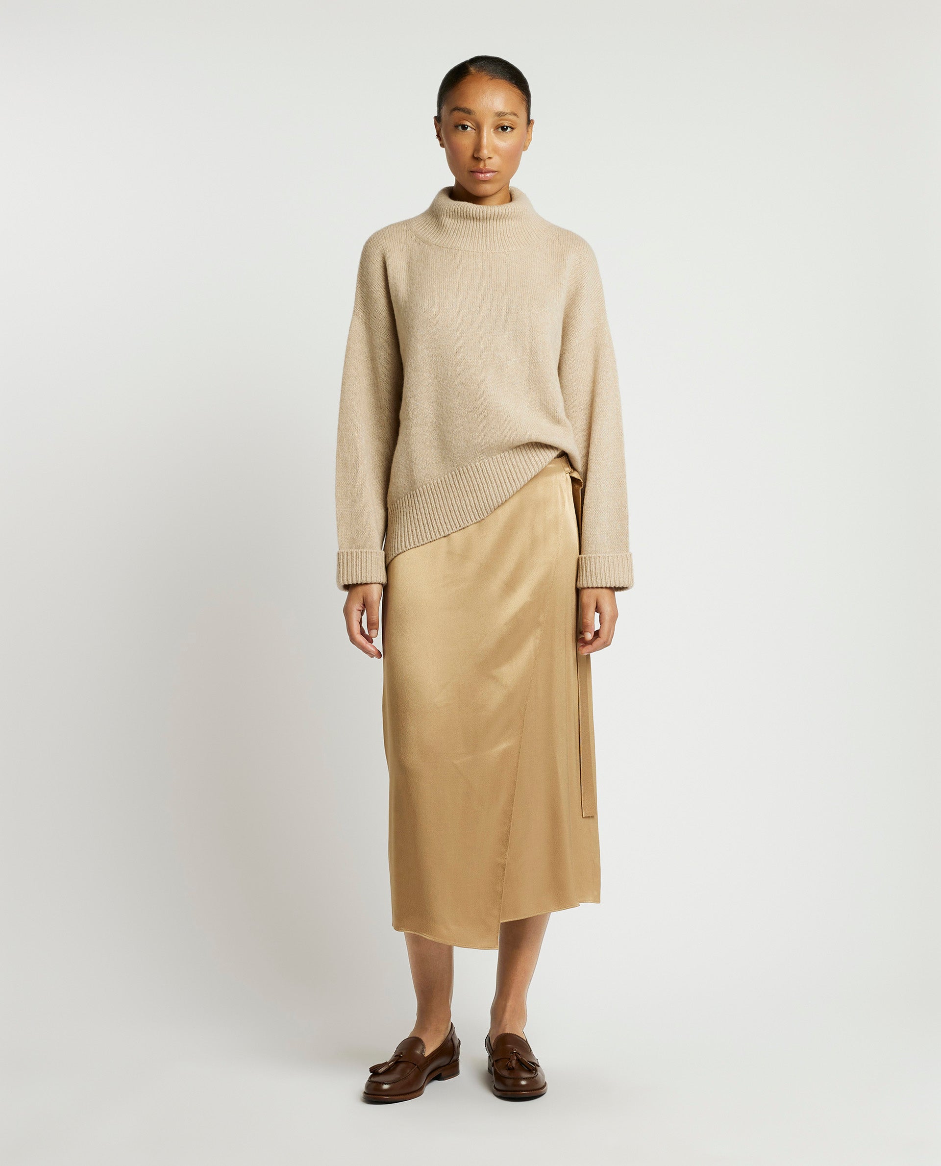 Cashmere-silk sweater