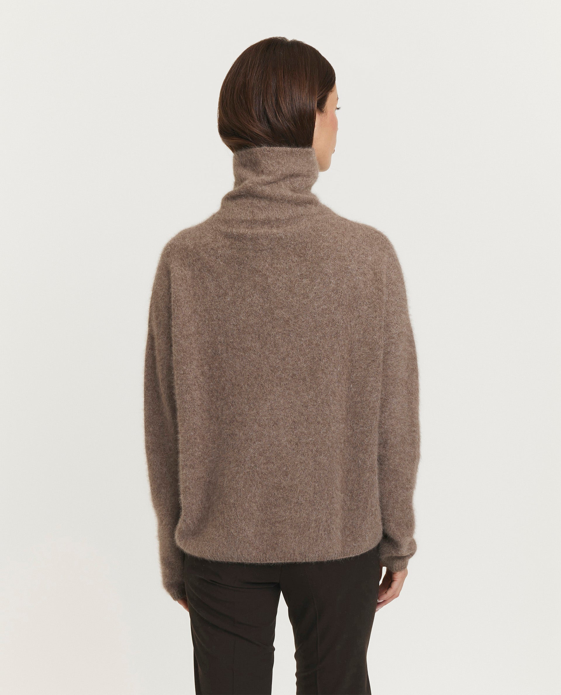 Wool blend turtleneck sweater 
