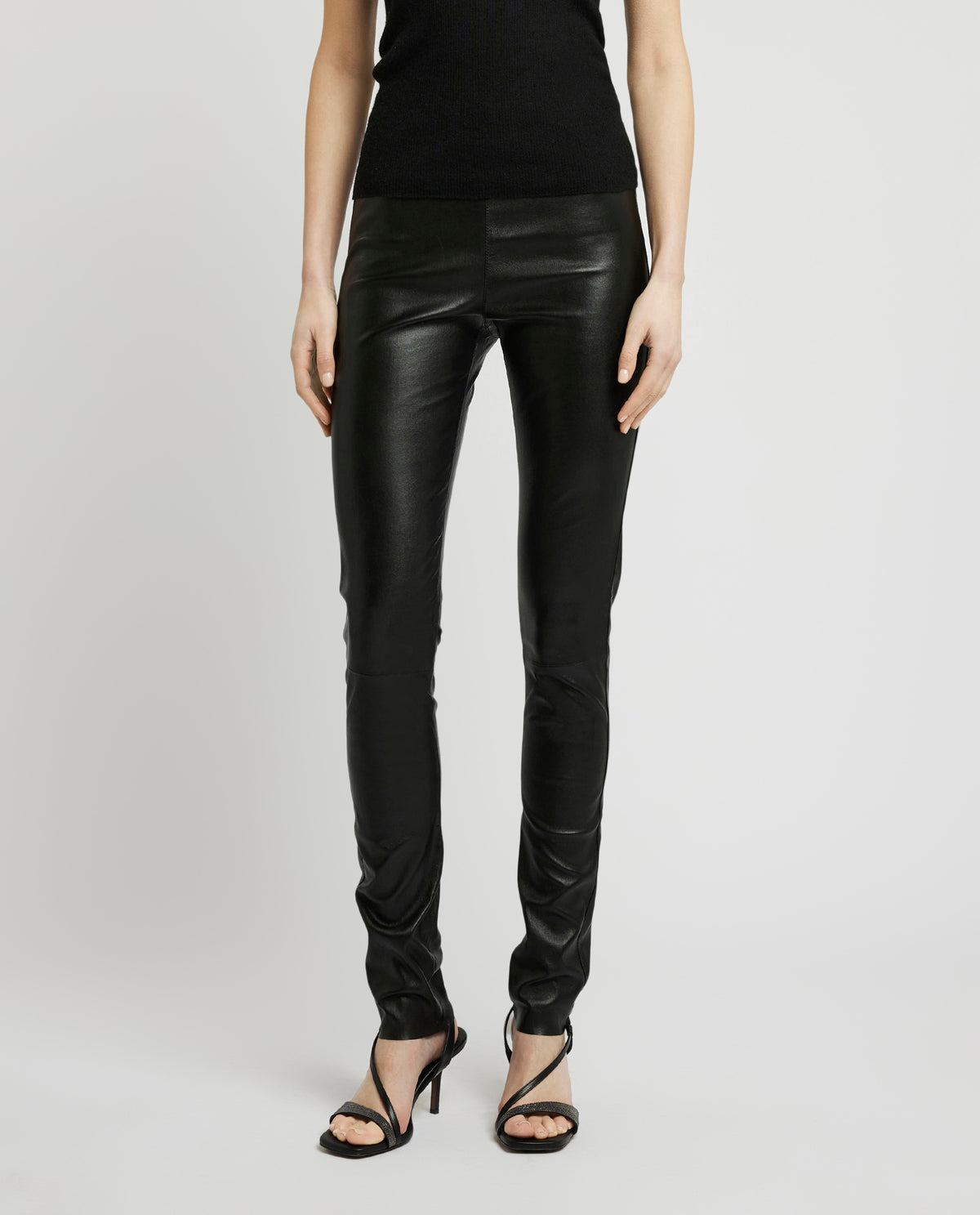 Leather legging