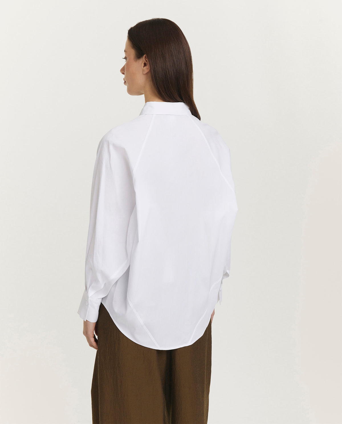 Oversized katoenen blouse