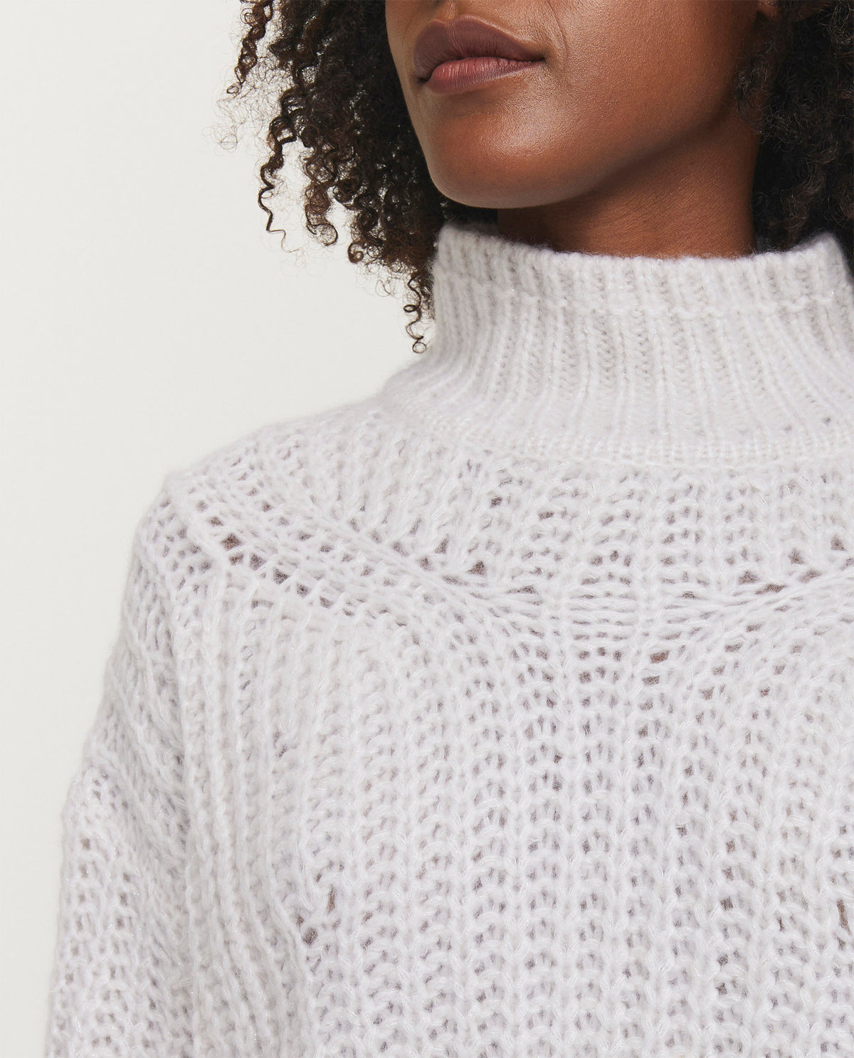 Wool-cashmere turtleneck sweater