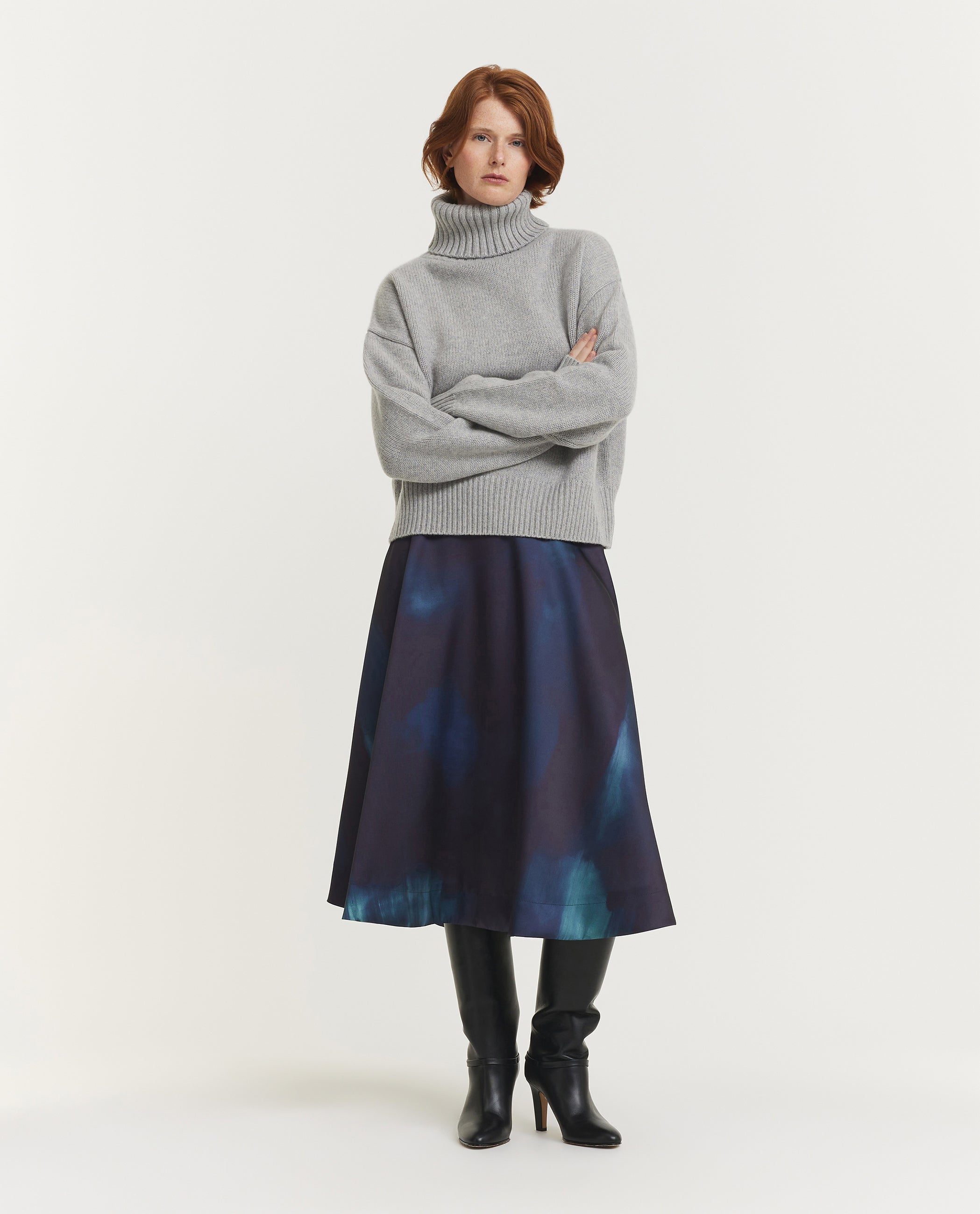 NO.434 Crop Xtra Turtleneck Sweater