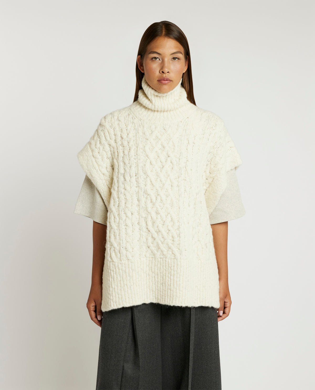 Wollen poncho