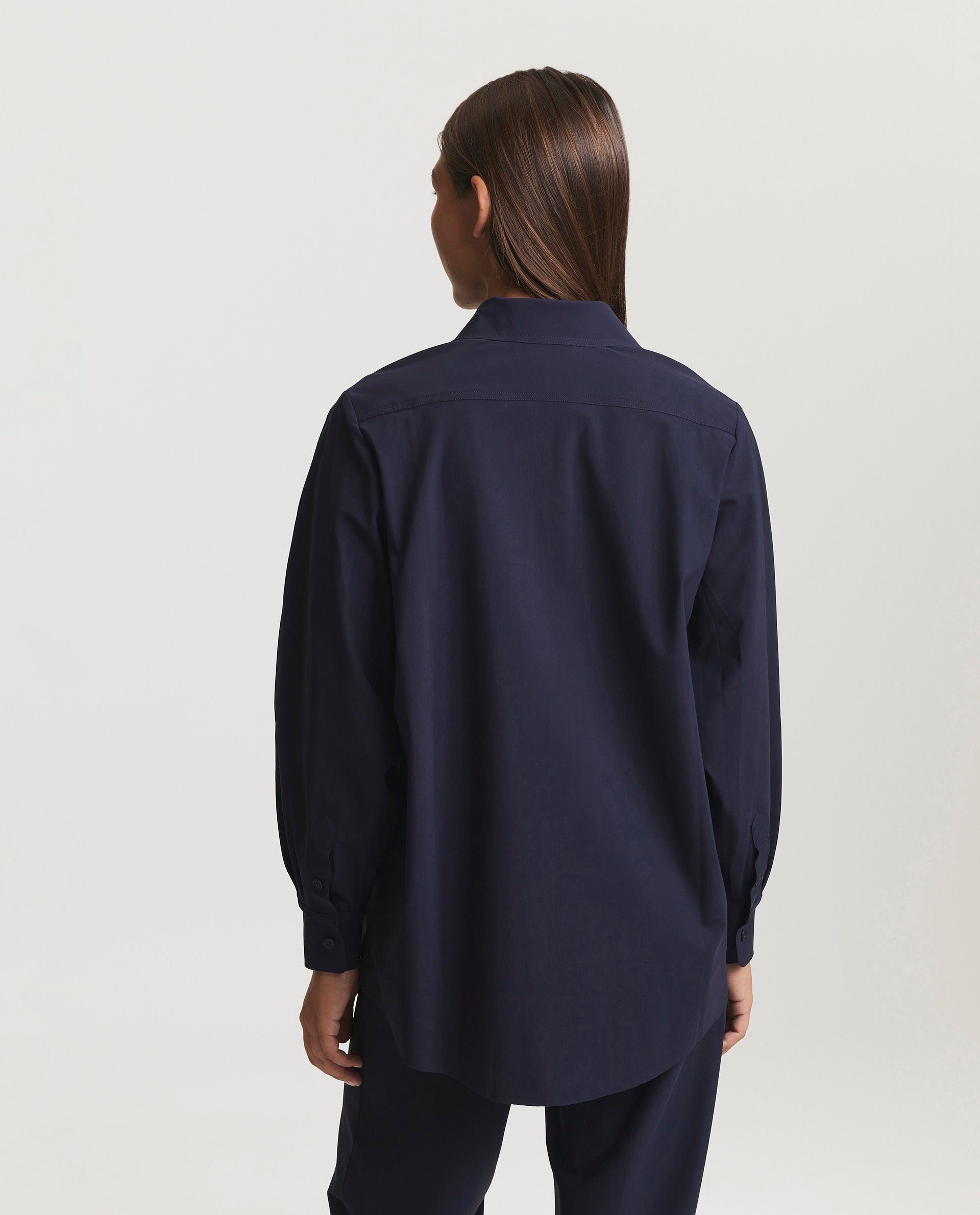 Soepelvallende blouse