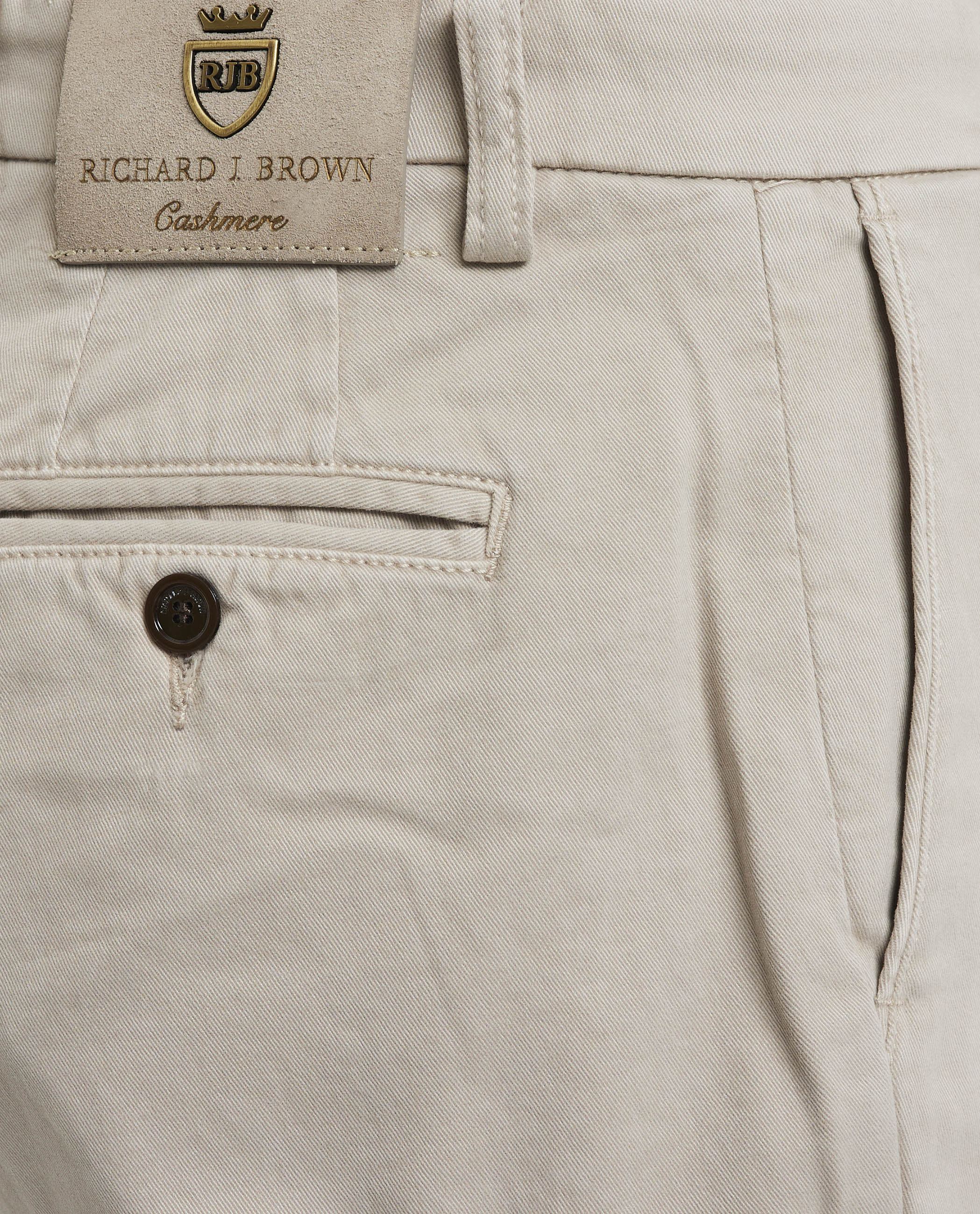 Singapore Cashmere Chino - Lichtbruin