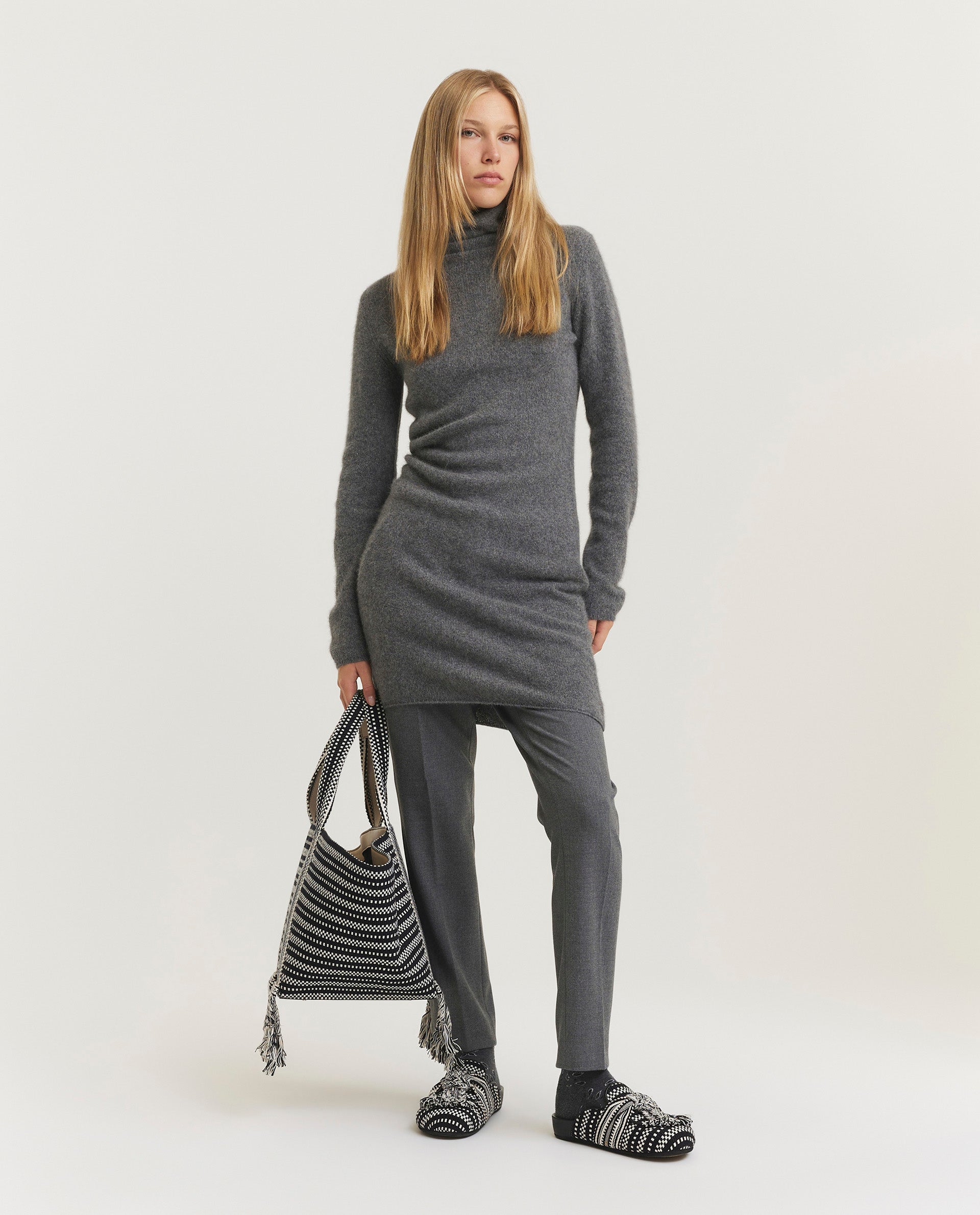 Turtleneck dress 

