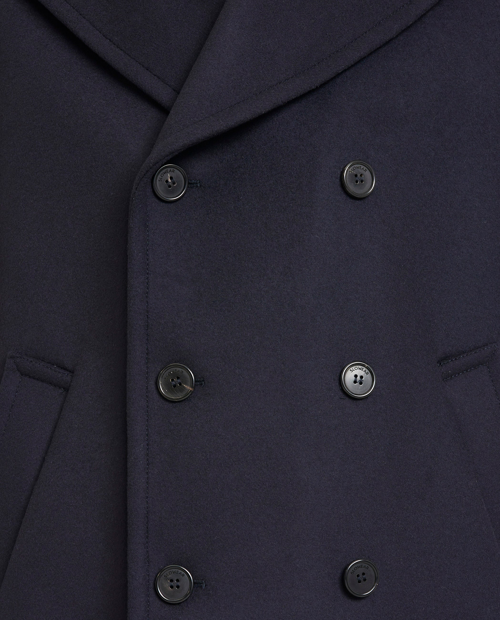 Flannel Wool Peacoat