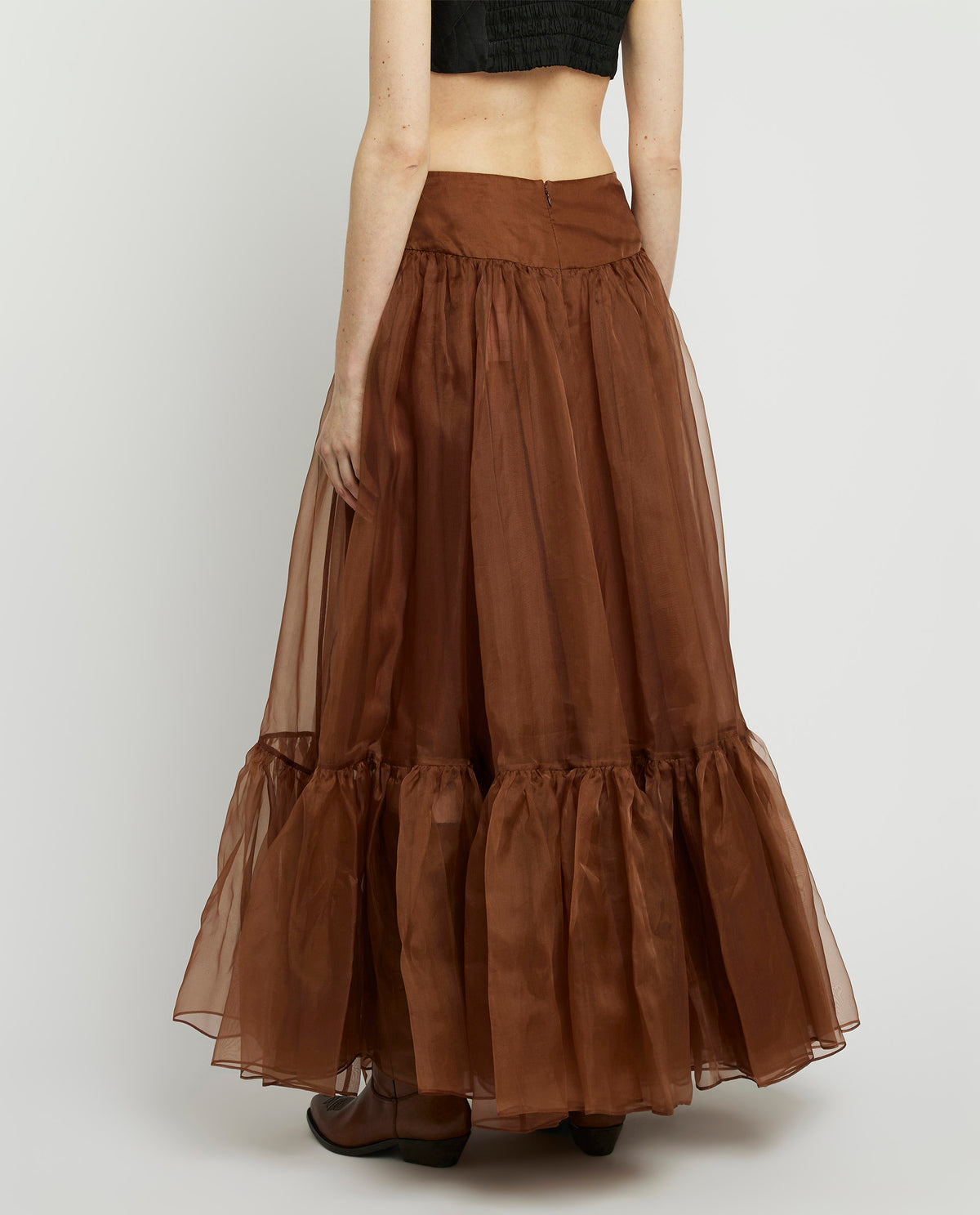 Volumineuze maxi rok