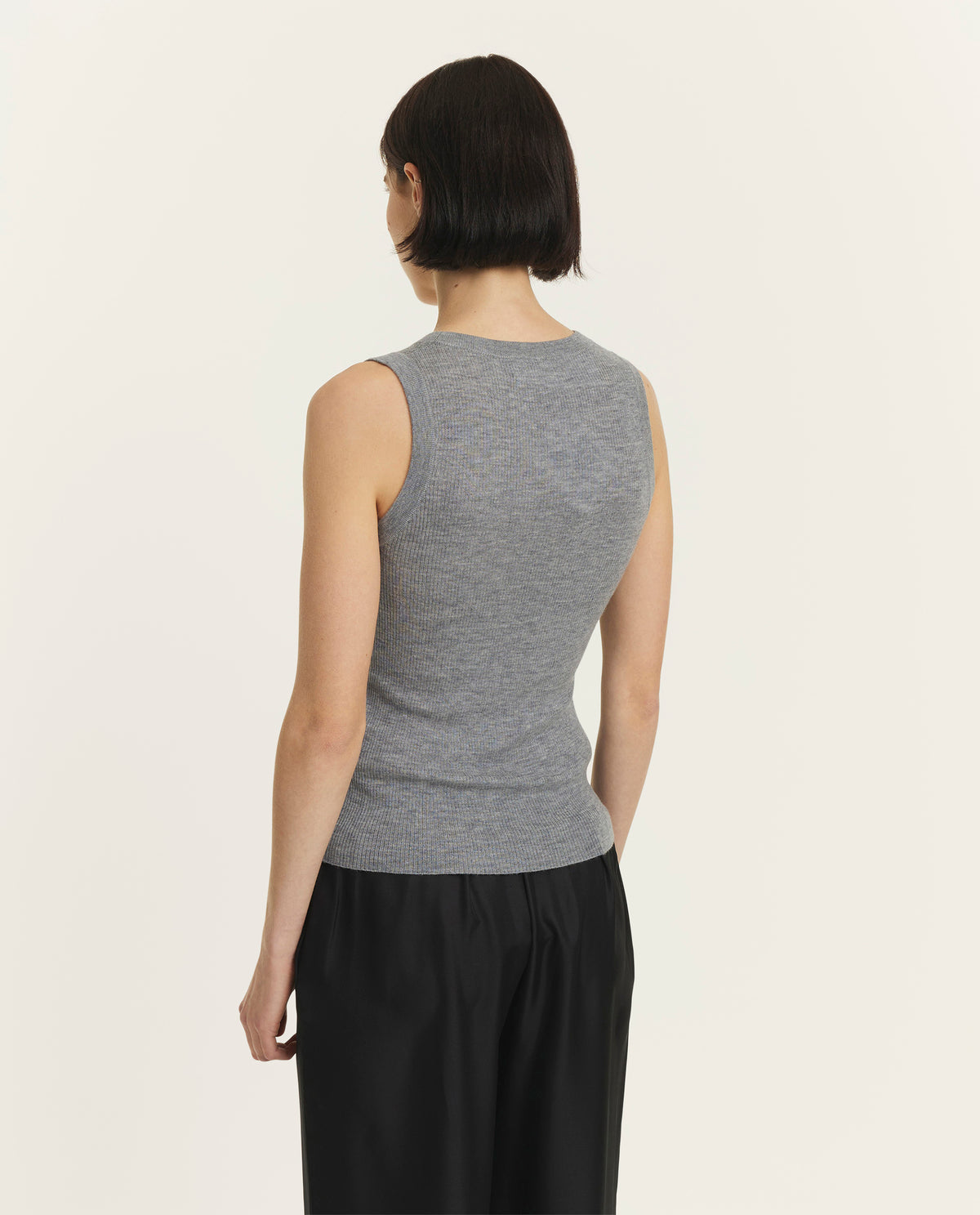 Cotton-cashmere tanktop