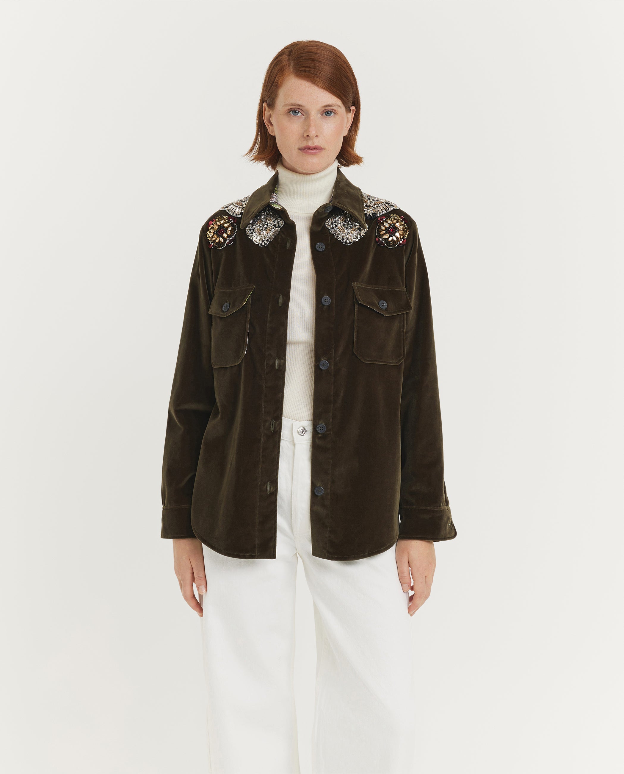 Geborduurd Boyfriend Jack - Groen