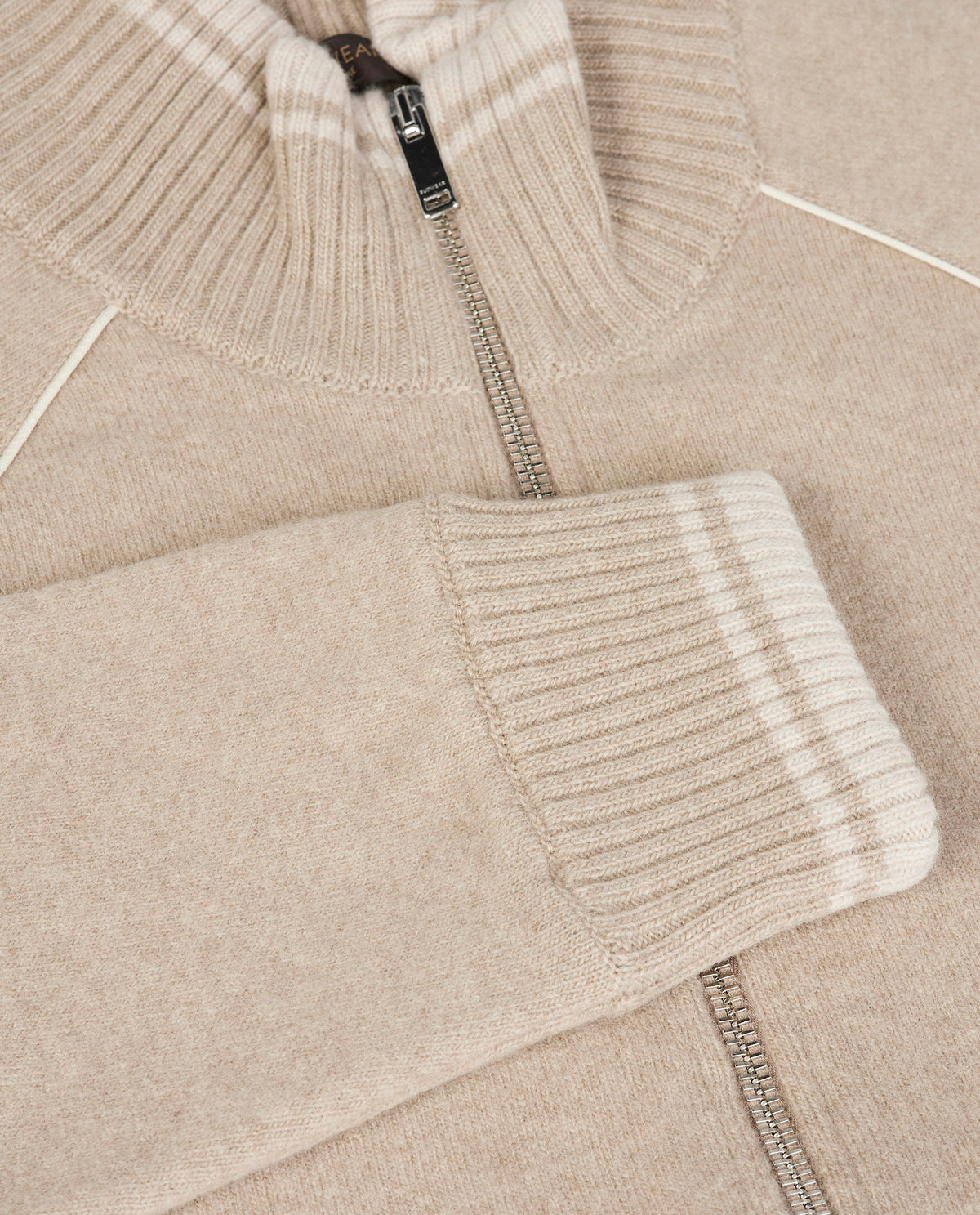 Wool Cashmere Raglan Cardigan