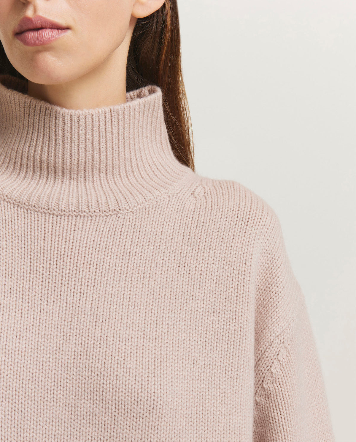 Knitted turtleneck sweater 