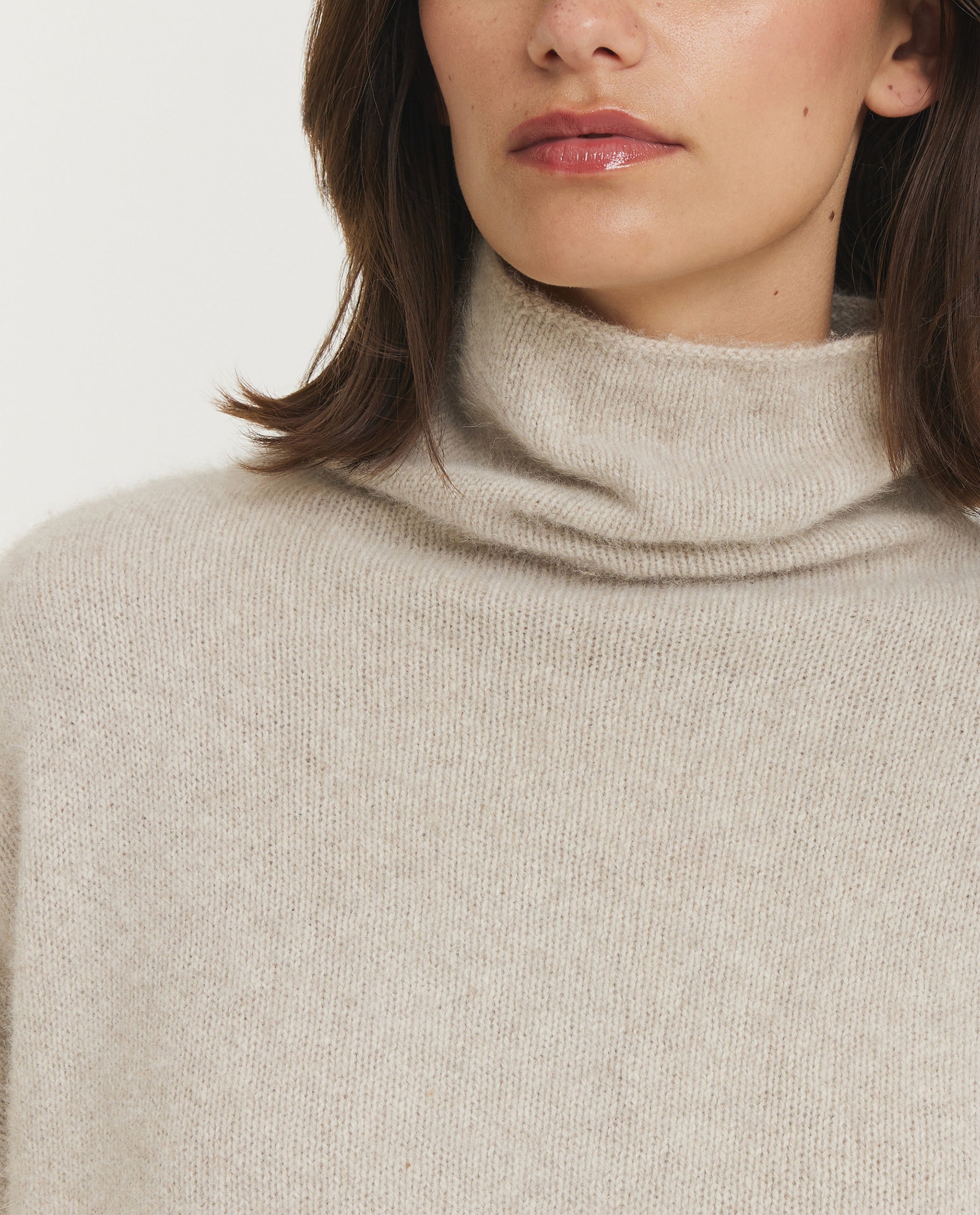 Wool Blend Turtleneck