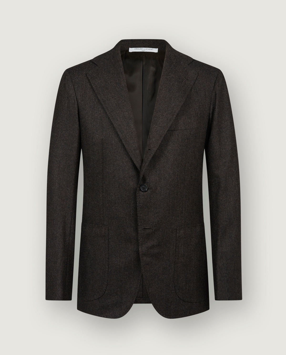 Wool Cashmere Herringbone Jacket