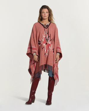 Gebreide poncho