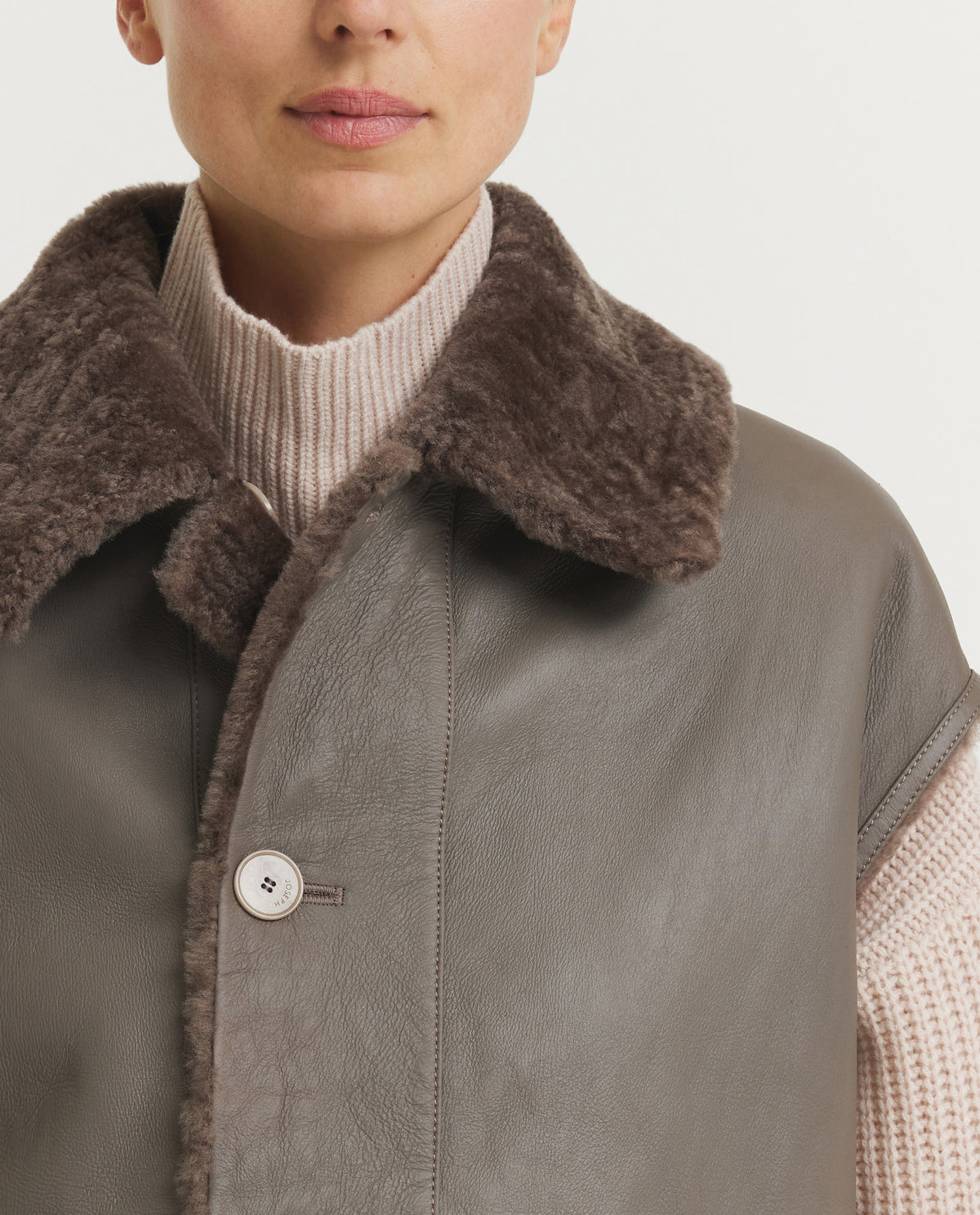 Molin Omkeerbaar Shearling Vest - Bruin