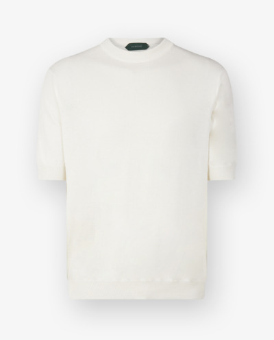 Cotton silk t-shirt