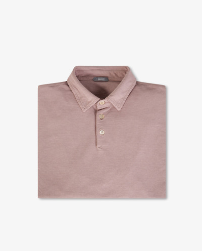 Ice Cotton Long Sleeve Polo Shirt  