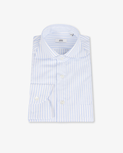Cotton/Linen Striped Shirt
