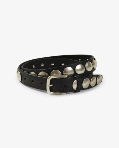 Leather Belt with Studs