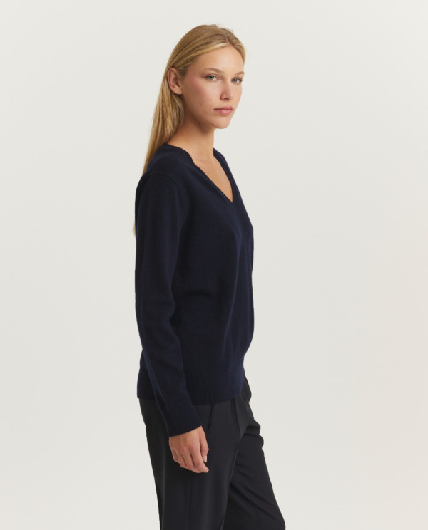 Cashmere V-hals trui