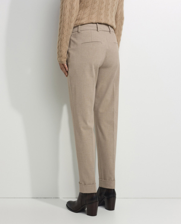 Cropped tailored pants