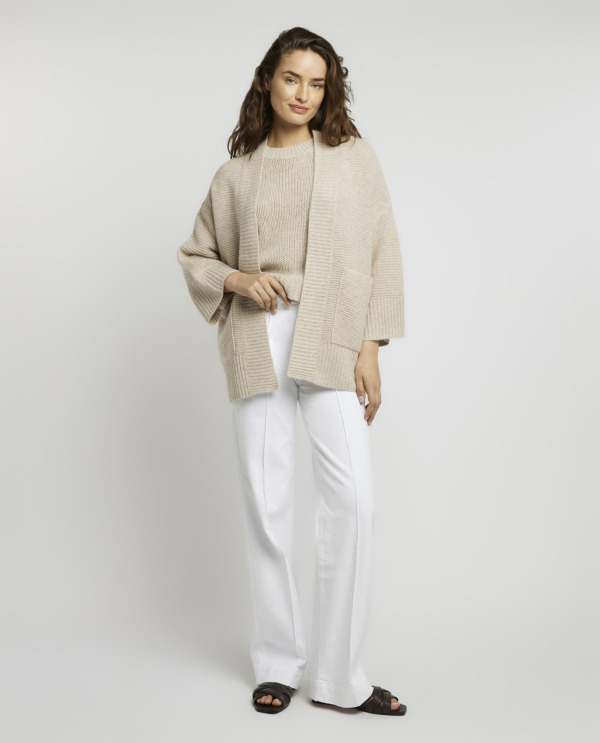 Wool-cashmere cardigan