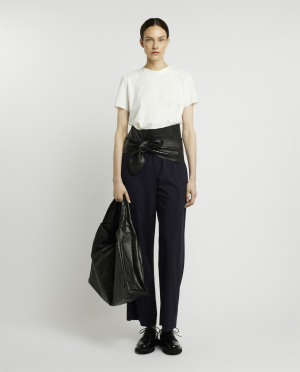 Wide leg trousers