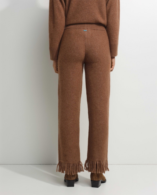 Cashmere-silk pants
