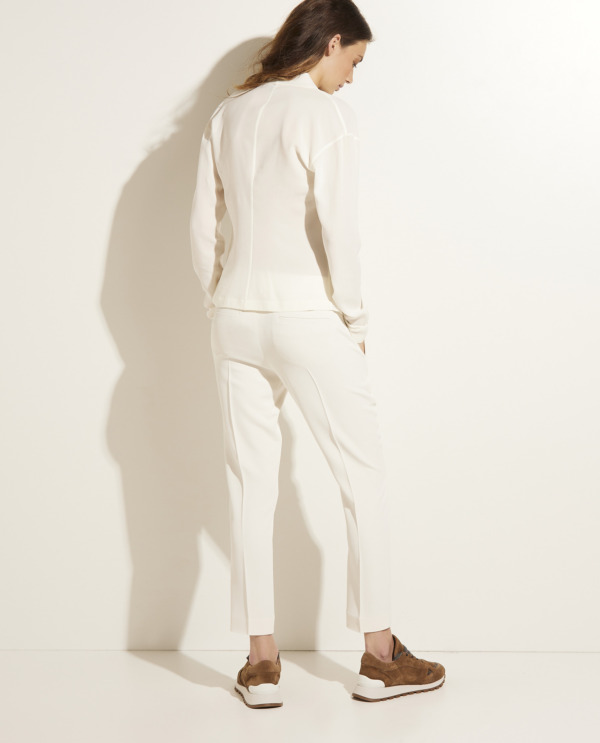 Tailored pants in silk blend 