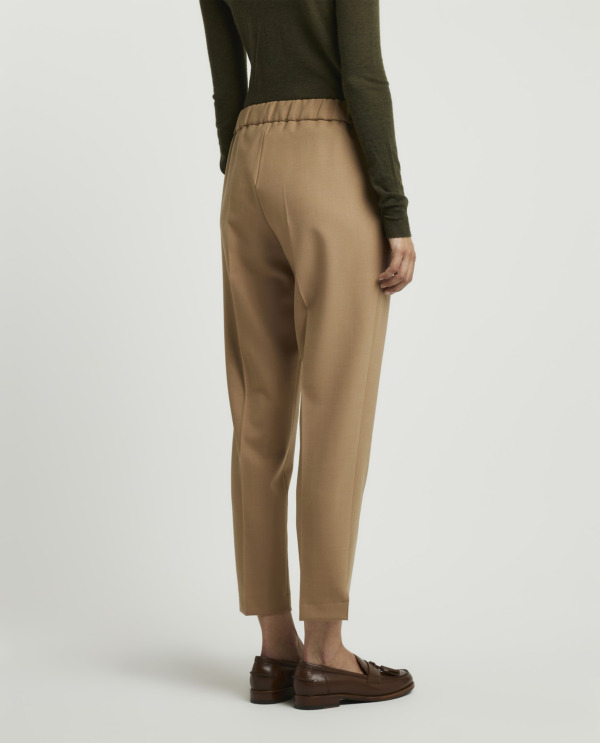 Wool blend pants