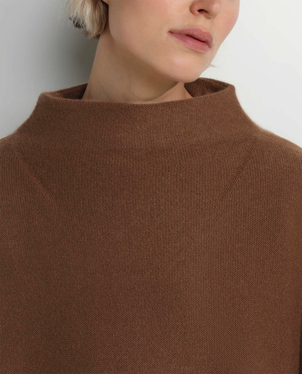 Cashmere poncho