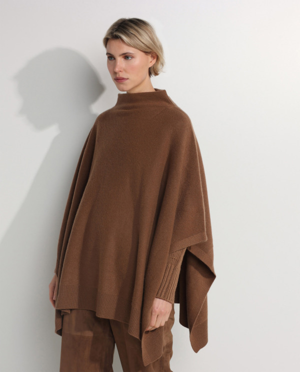 Cashmere poncho