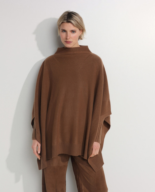 Cashmere poncho