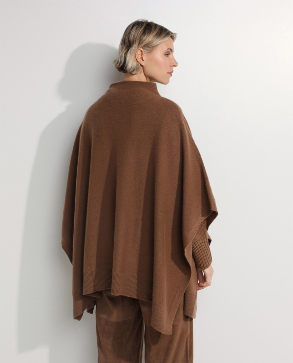 Cashmere poncho