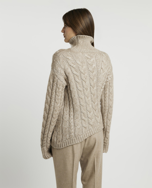 Cashmere-silk sweater