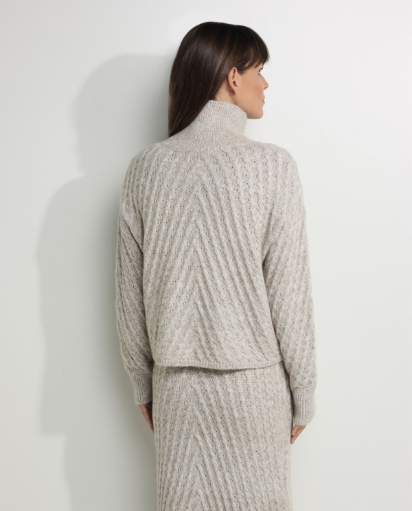 Wool blend pullover