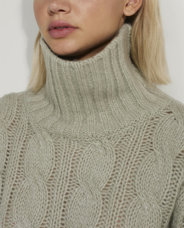 Cashmere-silk sweater