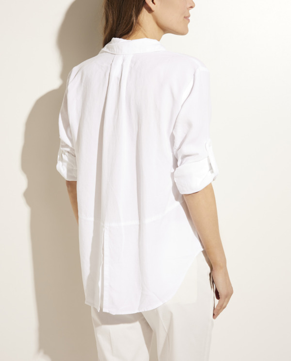 Shirt with split detail