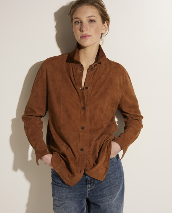 Suede Blouse