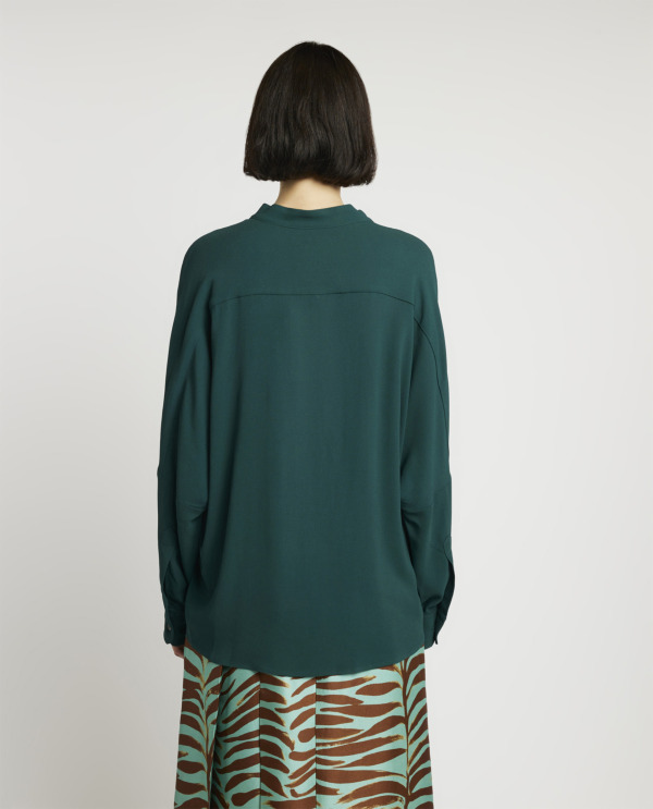 Soepelvallende blouse