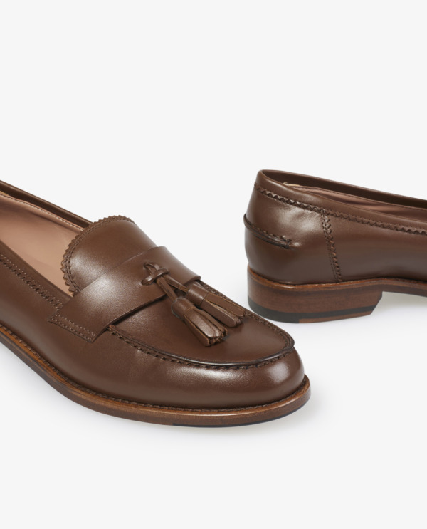 Leren loafers