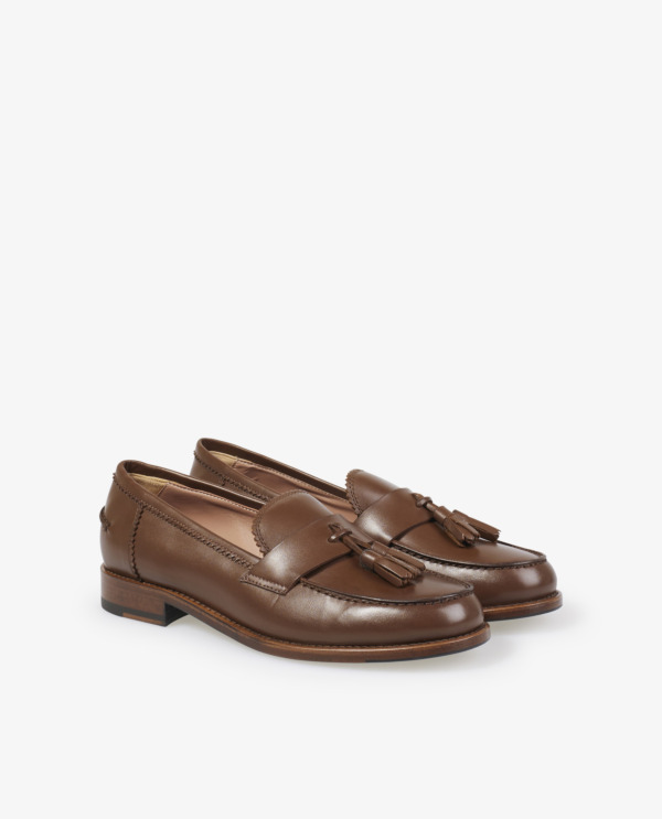 Leren loafers