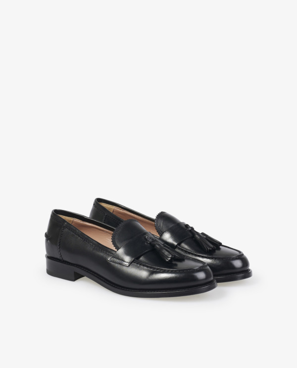 Leren loafers