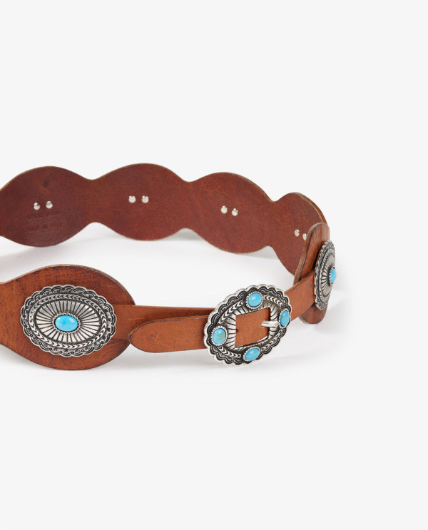 Leather Navajo style belt