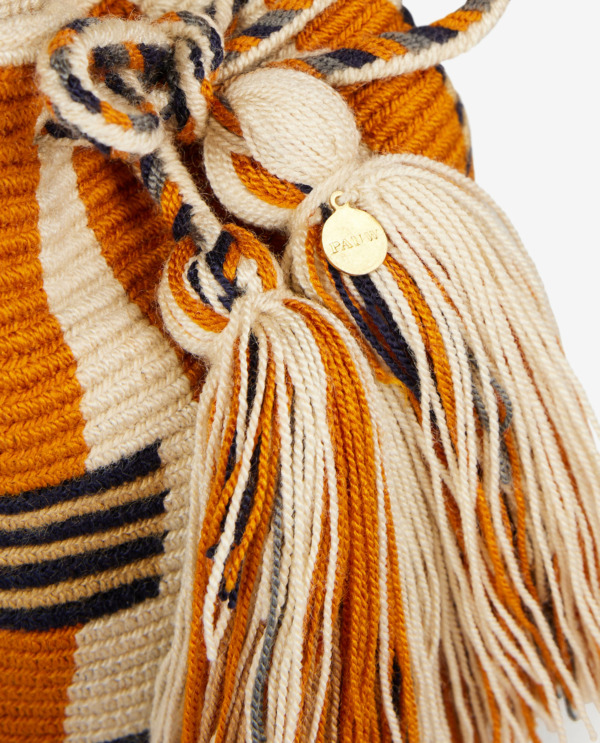 Hand-crocheted bag