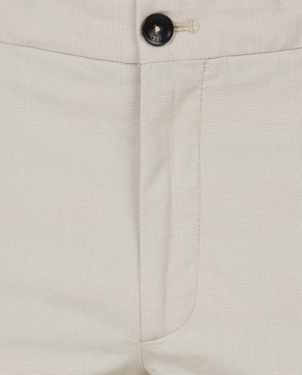 Checked Cotton shorts
